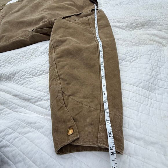 Vinta ge 90s 00's Carhartt Detroit Duck Field Coat | Lined Winter Jacket, 3XL - Picture 12 of 14